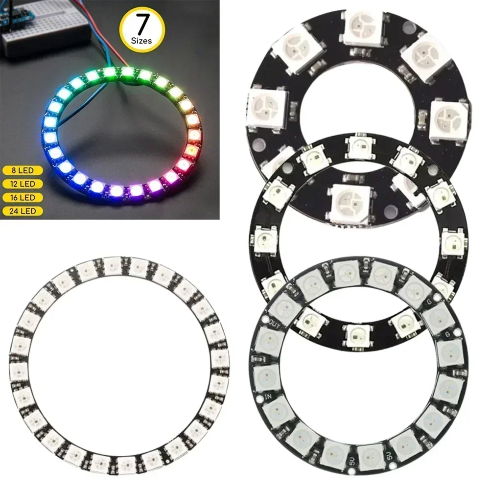 Neopixel - 5V LEDs Ring Individual Addressable RGB