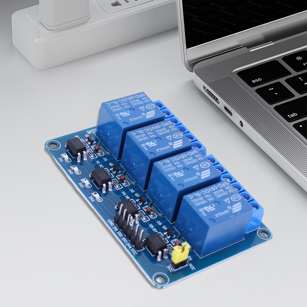 5V 12V 4 Channel Relay Board w - Relay Module 4 Channel ulasan dan harga