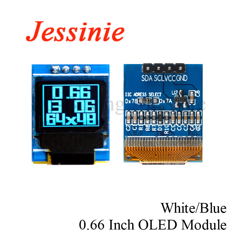 0.66 inch OLED LCD Dispaly Mod - Ssd1306 ulasan dan harga