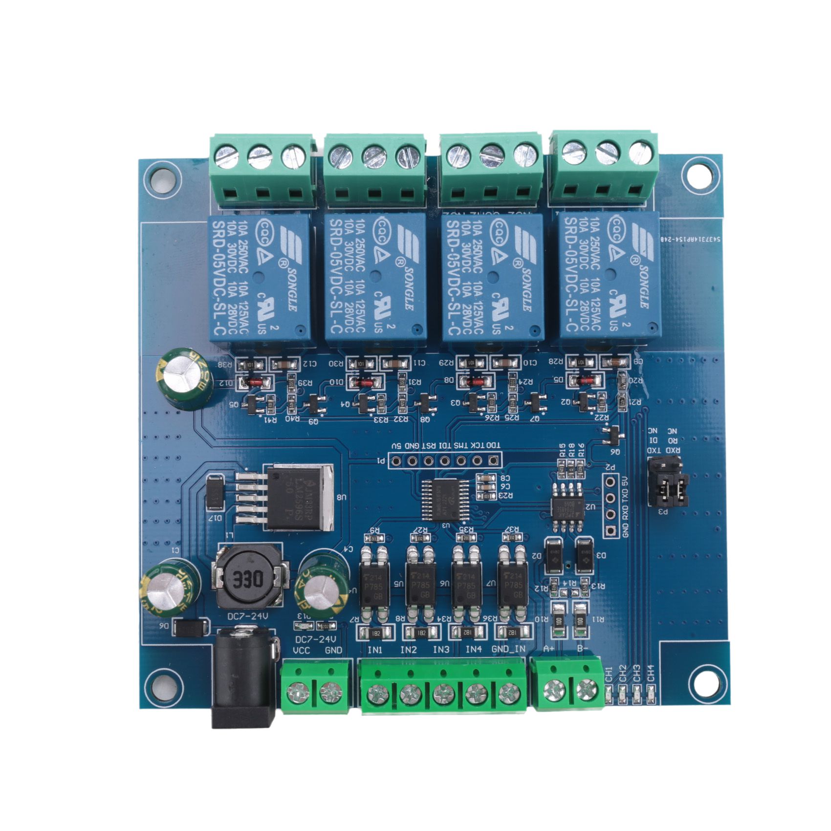 【A03R~】 Modbus Rtu 4 Ch Relay  - Relay Module 4 Channel ulasan dan harga