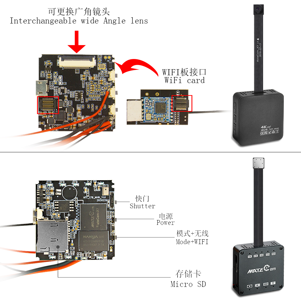 MateCam X7 4K 30FPS 13MP Wifi  - Sd Card Module ulasan dan harga