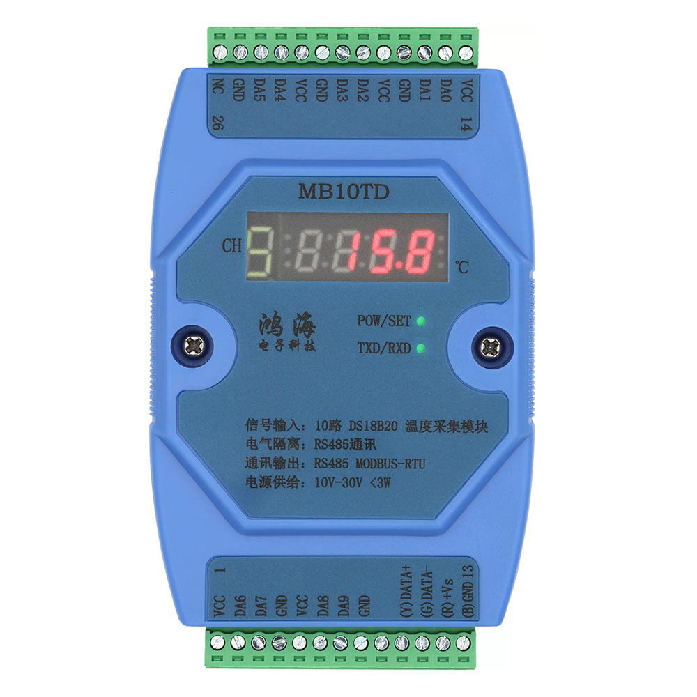 MB10TD 10 channel DS18B20 temp - Ds18B20 ulasan dan harga