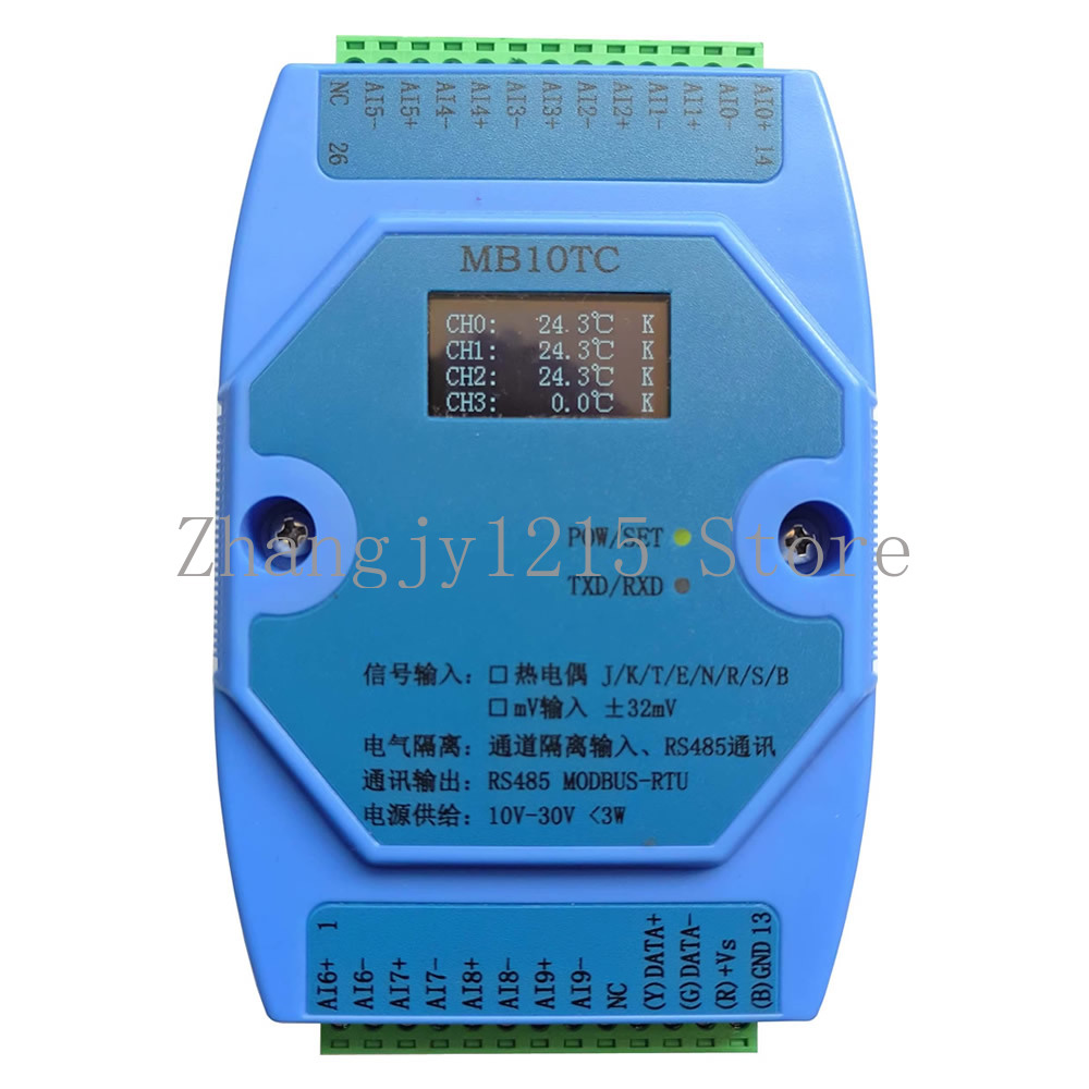 4/6/8/10 Channels Temperature  - Thermocouple Module K Type ulasan dan harga