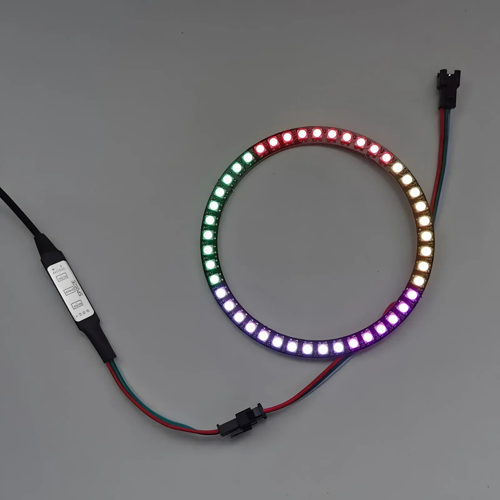 WS2812B 5050 RGB LED Ring 7 /  - Ws2812B ulasan dan harga