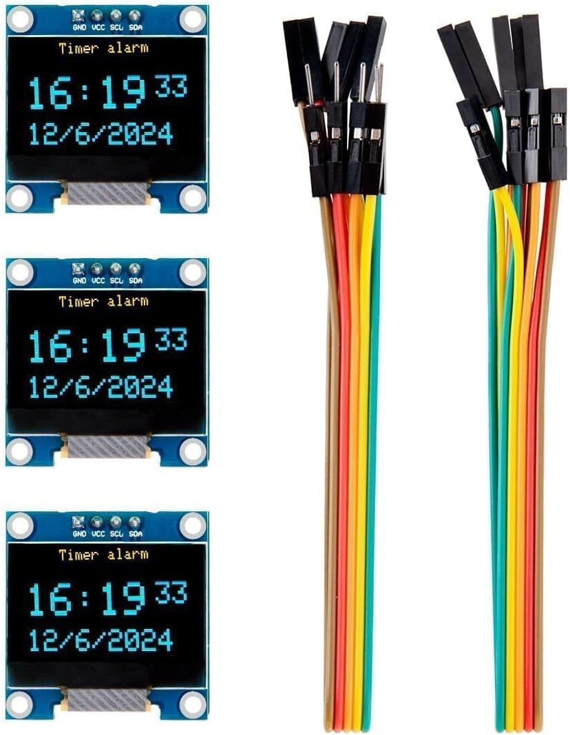 3PCS 0.96 Inch OLED Display Sc - Ssd1306 ulasan dan harga