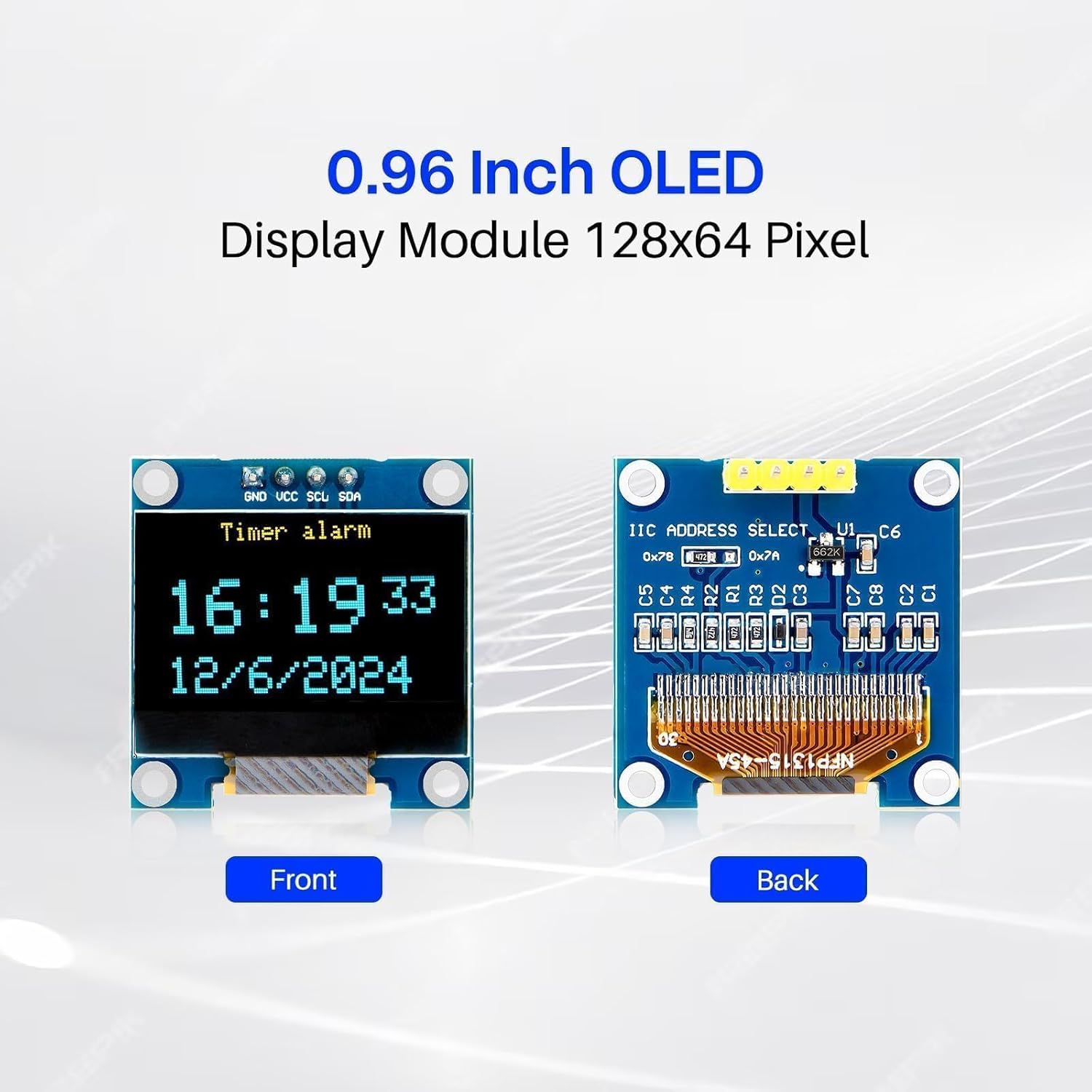 3PCS 0.96 Inch OLED Display Sc - Ssd1306 ulasan dan harga
