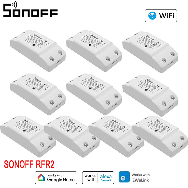 Smart Switch 1-10Pcs SONOFF RF - Relay Module 1 Channel ulasan dan harga