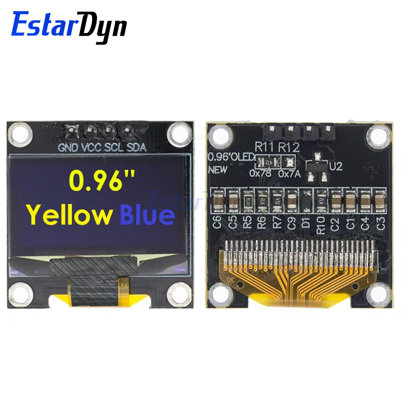 0.96 inch IIC SPI Serial 7/4Pi - Ssd1306 ulasan dan harga