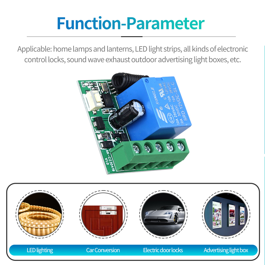 433MHz DIY Wireless Switch DC1 - Ir Remote Module ulasan dan harga