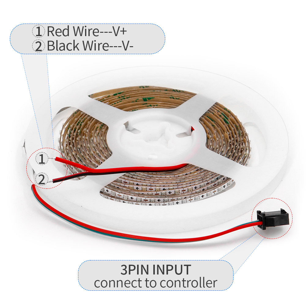 2.7mm WS2812B LED Strip Ultra  - Ws2812B Strip 5V ulasan dan harga
